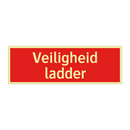 Veiligheid ladder