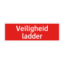 Veiligheid ladder