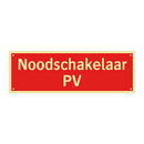 Noodschakelaar PV