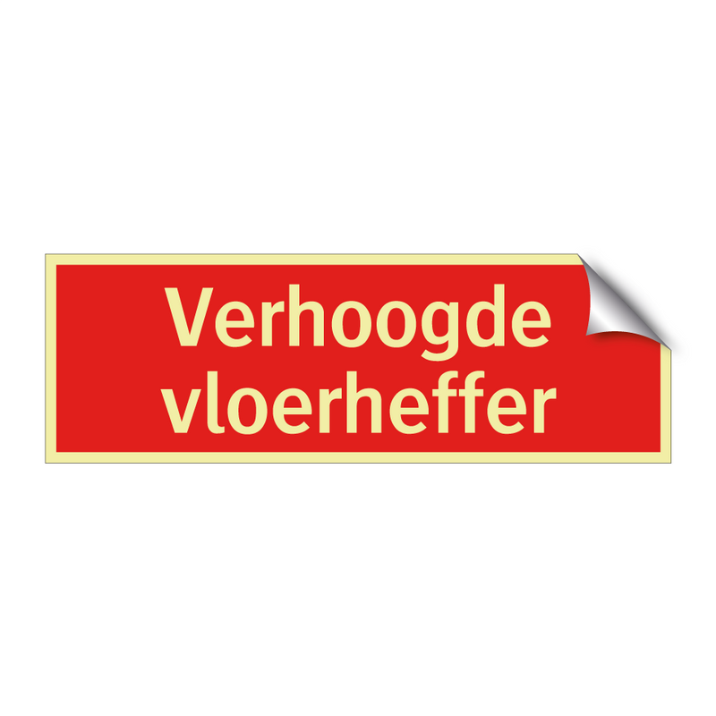Verhoogde vloerheffer