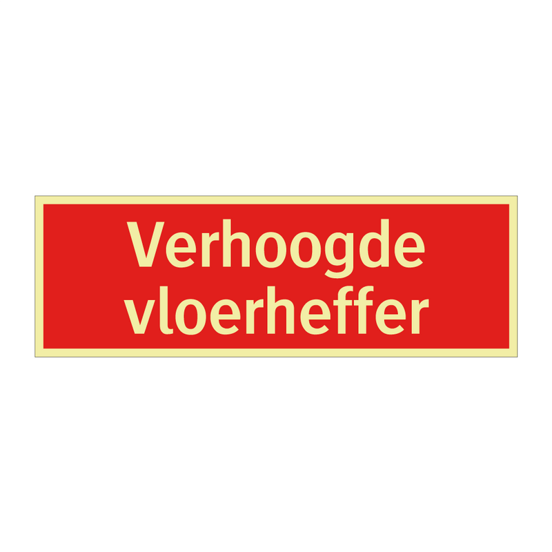 Verhoogde vloerheffer