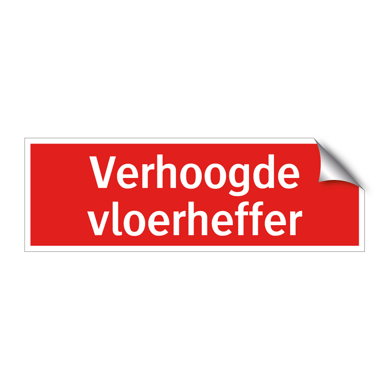Verhoogde vloerheffer