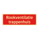 Rookventilatie trappenhuis