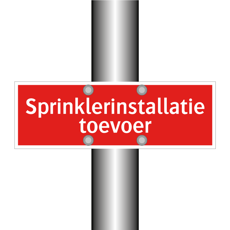 Sprinklerinstallatie toevoer