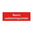 Neem verkenningsleider