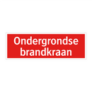 Ondergrondse brandkraan