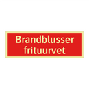Brandblusser frituurvet