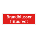 Brandblusser frituurvet