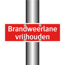 Brandweerlane vrijhouden