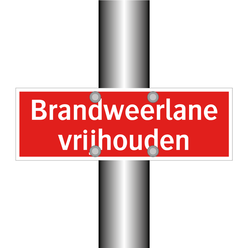 Brandweerlane vrijhouden
