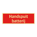 Handspuit batterij