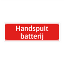 Handspuit batterij