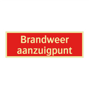Brandweer aanzuigpunt