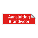 Aansluiting Brandweer