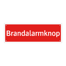 Brandalarmknop