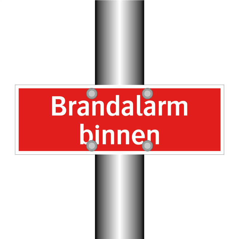 Brandalarm binnen
