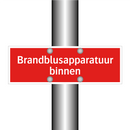 Brandblusapparatuur binnen