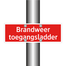 Brandweer toegangsladder