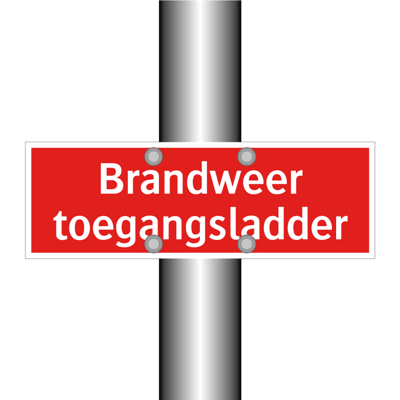 Brandweer toegangsladder