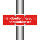 Handbedieningspunt schuimblusser