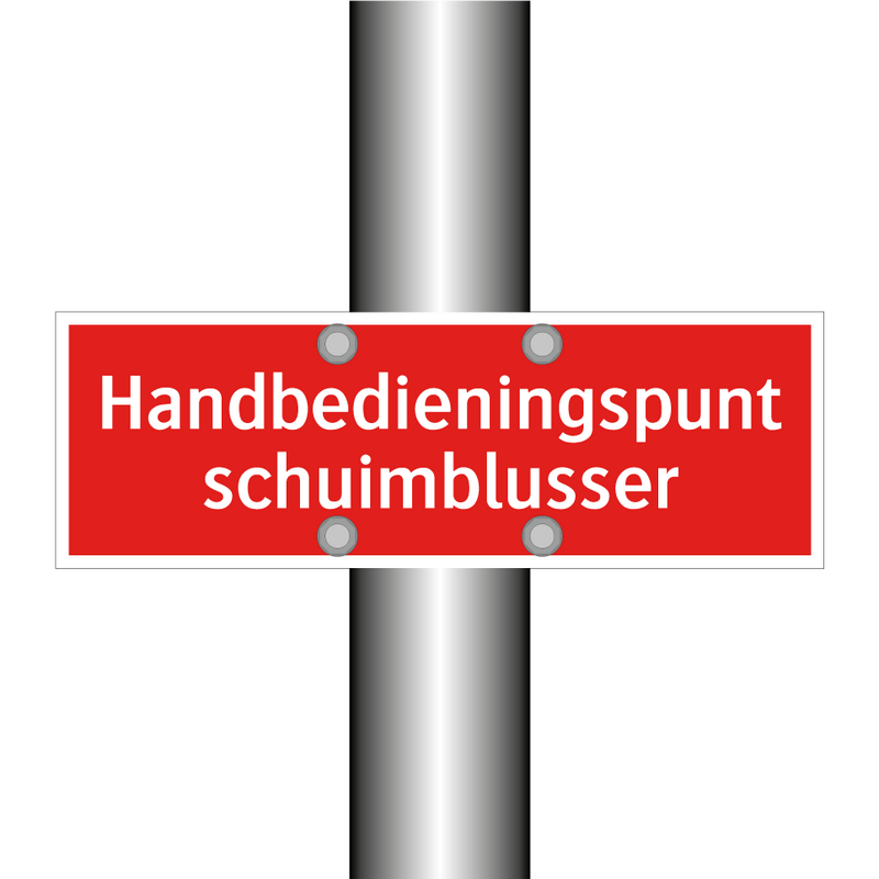 Handbedieningspunt schuimblusser
