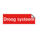 Droog systeem