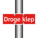 Droge klep