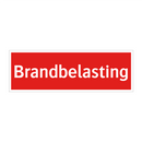 Brandbelasting