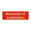 Automatisch brandalarm