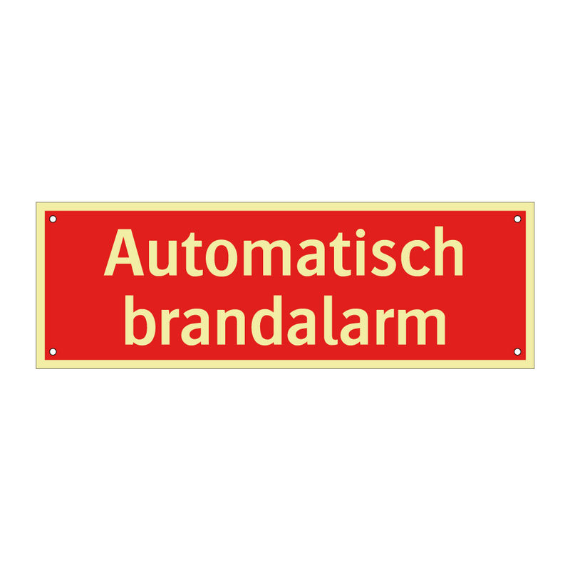Automatisch brandalarm