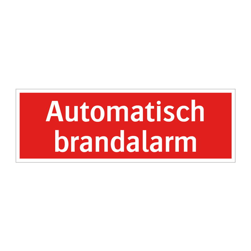 Automatisch brandalarm