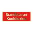 Brandblusser Kooldioxide