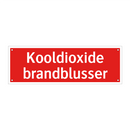 Kooldioxide brandblusser