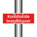 Kooldioxide brandblusser
