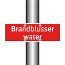 Brandblusser water