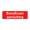 Brandkraan aansluiting
