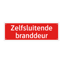 Zelfsluitende branddeur