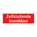 Zelfsluitende branddeur