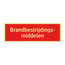 Brandbestrijdings- middelen