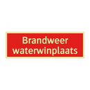 Brandweer waterwinplaats
