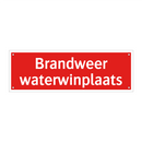 Brandweer waterwinplaats