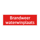 Brandweer waterwinplaats