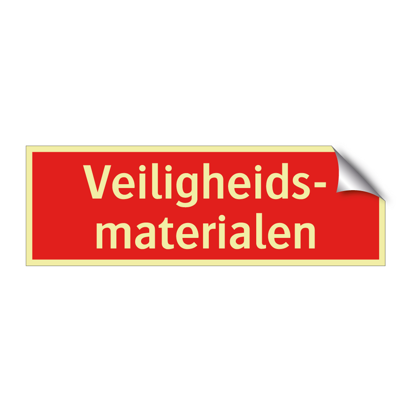 Veiligheids- materialen