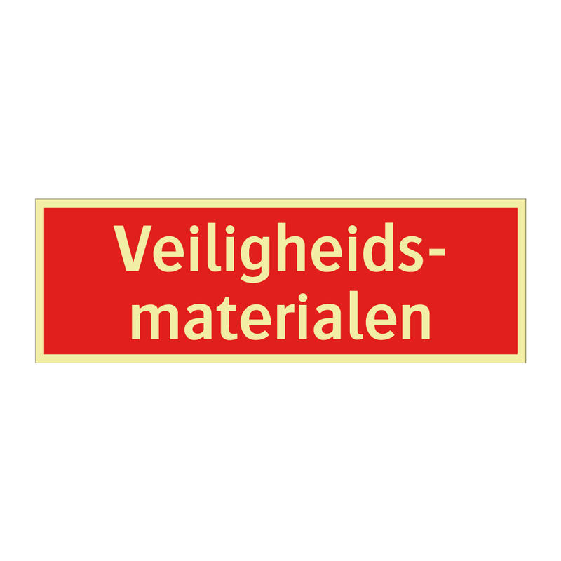 Veiligheids- materialen