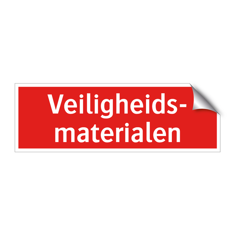 Veiligheids- materialen