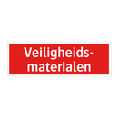 Veiligheids- materialen