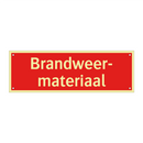 Brandweer- materiaal