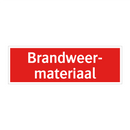 Brandweer- materiaal