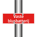 Vaste blusbatterij