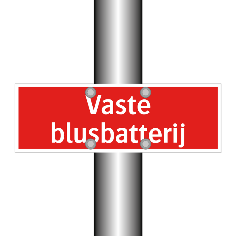 Vaste blusbatterij